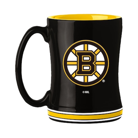 Logo Brands Boston Bruins 14oz Relief Mug 803-C14RM